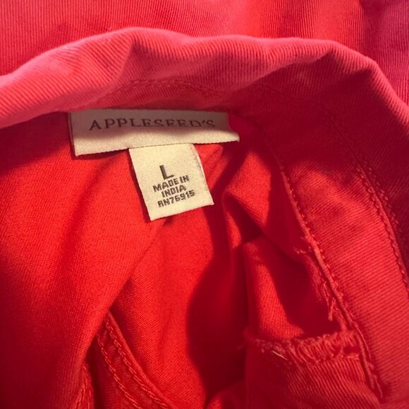 Appleseed's pink button up jacket size L - Picture 3 of 6